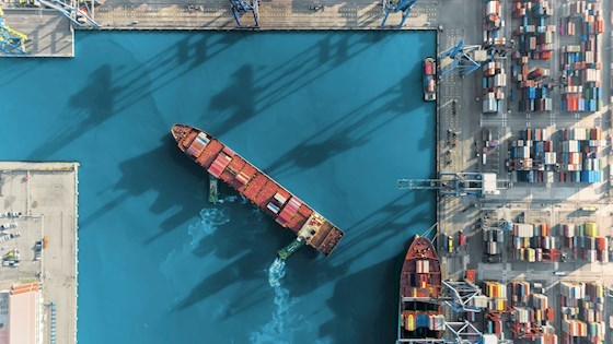 Vessel at the terminal